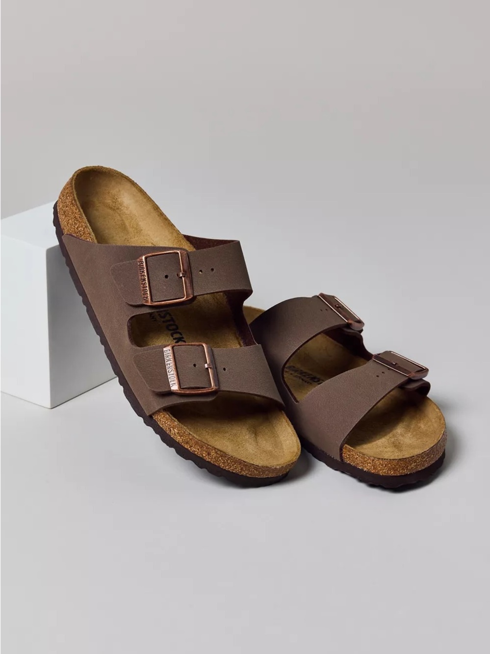 Birkenstock Arizona lovely mocha birkibuc sandals women size 7